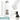 Weiße 500-ml-Thermosflasche – Flasche, Boden und Verschluss im Detail #farbe_weiss