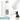 Weiße 500-ml-Thermosflasche – Flasche, Boden und Verschluss im Detail #farbe_weiss