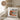 Die tut nix, die will nur lesen – Kissen 40 × 40 cm mit Rückseite in Mokka – Wohnbeispiel #farbe_mokka