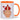 Mittelfinger-Kussmund – Tasse in Orange – Ansicht 01 #farbe_orange