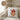Mittelfinger-Kussmund – Kissen 40 × 40 cm mit Rückseite in Mokka – Wohnbeispiel #farbe_mokka