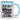 Bitte, Herr, lass Hirn regnen oder Steine – Hauptsache, du triffst – Tasse in Blau – Ansicht 01 #farbe_blau
