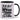 Bitte, Herr, lass Hirn regnen oder Steine – Hauptsache, du triffst – Tasse in Schwarz – Ansicht 01 #farbe_schwarz