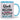 Glück machte uns zu Kollegen, kranker Psychoscheiß zu Freunden – Tasse in Blau – Ansicht 01 #farbe_blau