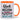 Glück machte uns zu Kollegen, kranker Psychoscheiß zu Freunden – Tasse in Orange – Ansicht 01 #farbe_orange