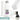 Weiße 500-ml-Thermosflasche – Flasche, Boden und Verschluss im Detail #farbe_weiss