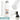 Weiße 500-ml-Thermosflasche – Flasche, Boden und Verschluss im Detail #farbe_weiss