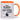 Statt Konfetti lieber gleich den Locher werfen! Lieblingsarbeitskollegen – Tasse in Orange – Ansicht 01 #farbe_orange