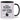 Statt Konfetti lieber gleich den Locher werfen! Lieblingsarbeitskollegen – Tasse in Schwarz – Ansicht 01 #farbe_schwarz