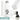 Weiße 500-ml-Thermosflasche – Flasche, Boden und Verschluss im Detail #farbe_weiss