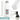 Weiße 500-ml-Thermosflasche – Flasche, Boden und Verschluss im Detail #farbe_weiss