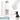 Weiße 500-ml-Thermosflasche – Flasche, Boden und Verschluss im Detail #farbe_weiss