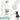 Weiße 500-ml-Thermosflasche – Flasche, Boden und Verschluss im Detail #farbe_weiss