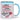 Erst blasen, dann schlucken – sonst ist der Kaffee ganz schön heiß – Tasse in Blau – Ansicht 01 #farbe_blau