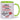 Erst blasen, dann schlucken – sonst ist der Kaffee ganz schön heiß – Tasse in Grün – Ansicht 01 #farbe_gruen