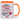 Erst blasen, dann schlucken – sonst ist der Kaffee ganz schön heiß – Tasse in Orange – Ansicht 01 #farbe_orange
