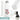 Weiße 500-ml-Thermosflasche – Flasche, Boden und Verschluss im Detail #farbe_weiss