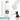 Weiße 500-ml-Thermosflasche – Flasche, Boden und Verschluss im Detail #farbe_weiss