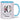 40 Happy Birthday Name Personalisiert – Tasse in Blau – Ansicht 01 #farbe_blau