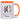 40 Happy Birthday Name Personalisiert – Tasse in Orange – Ansicht 01 #farbe_orange