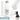 Weiße 500-ml-Thermosflasche – Flasche, Boden und Verschluss im Detail #farbe_weiss