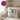 50 Happy Birthday – mit Name personalisiert – Kissen in Violett – Wohnbeispiel #farbe_violett