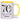 70 Happy Birthday Name Personalisiert – Tasse in Gelb – Ansicht 01 #farbe_gelb