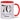 70 Happy Birthday Name Personalisiert – Tasse in Rot – Ansicht 01 #farbe_rot