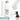 Weiße 500-ml-Thermosflasche – Flasche, Boden und Verschluss im Detail #farbe_weiss