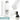 Weiße 500-ml-Thermosflasche – Flasche, Boden und Verschluss im Detail #farbe_weiss