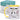 75 Happy Birthday Name Personalisiert – Tasse in Gelb mit Geschenkkarton – Ansicht 01 #farbe_gelb