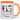 65 Happy Birthday Name Personalisiert – Tasse in Orange – Ansicht 01 #farbe_orange