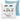 55 Happy Birthday – mit Name personalisiert – Kissen in Blau – Vorder- und Rückansicht #farbe_blau