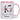45 Happy Birthday Name Personalisiert – Tasse in Rosa – Ansicht 01 #farbe_rosa