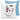 45 Happy Birthday – mit Name personalisiert – Kissen in Blau – Vorder- und Rückansicht #farbe_blau