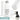 Weiße 500-ml-Thermosflasche – Flasche, Boden und Verschluss im Detail #farbe_weiss
