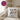 25 Happy Birthday – mit Name personalisiert – Kissen in Violett – Wohnbeispiel #farbe_violett