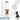 Weiße 500-ml-Thermosflasche – Flasche, Boden und Verschluss im Detail #farbe_weiss