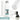 Weiße 500-ml-Thermosflasche – Flasche, Boden und Verschluss im Detail #farbe_weiss