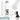 Weiße 500-ml-Thermosflasche – Flasche, Boden und Verschluss im Detail #farbe_weiss