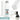 Weiße 500-ml-Thermosflasche – Flasche, Boden und Verschluss im Detail #farbe_weiss