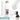 Weiße 500-ml-Thermosflasche – Flasche, Boden und Verschluss im Detail #farbe_weiss