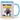 Anti-Stress für Volleyballer – Tasse in Blau – Ansicht 01 #farbe_blau