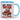 Anti-Stress für die Weihnachtszeit – Tasse in Blau – Ansicht 01 #farbe_blau