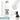 Weiße 500-ml-Thermosflasche – Flasche, Boden und Verschluss im Detail #farbe_weiss