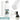 Weiße 500-ml-Thermosflasche – Flasche, Boden und Verschluss im Detail #farbe_weiss