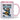 Anti-Stress für Snowboarder – Tasse in Rosa – Ansicht 01 #farbe_rosa
