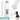 Weiße 500-ml-Thermosflasche – Flasche, Boden und Verschluss im Detail #farbe_weiss