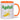 Apfel Banane – Tasse in Orange – Ansicht 01 #farbe_orange