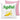 Apfel Banane – Kissen 40 × 40 cm mit Rückseite in Rosa – Vorder- und Rückansicht #farbe_rosa